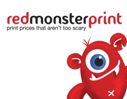 Red Monster Print