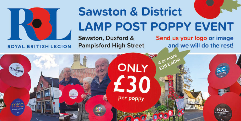 Lamp Post Poppy Event - Red Graphic